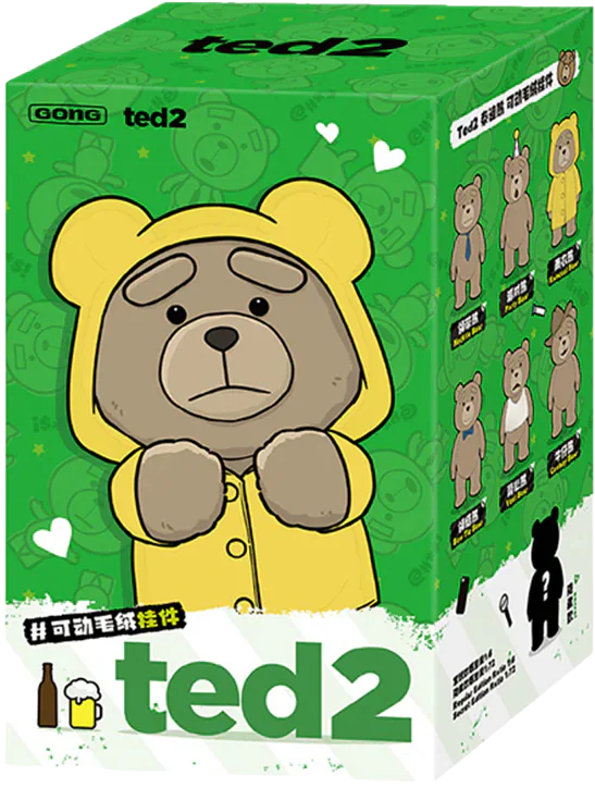 POP NOW Ted2 Teddy Bear Action Plush Pendant Blind Box