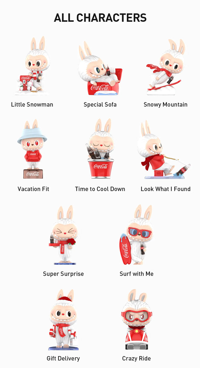 PopMart The Monsters Coca Cola Series Figures Blind Box