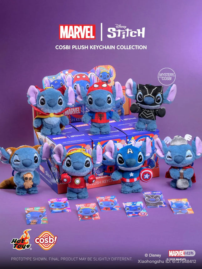 Stitch Marvel Plush Blind Box