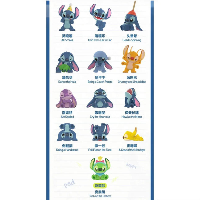 Stitch Little Emotions Series Figures Blind Box