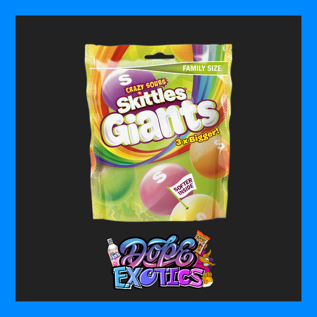 Crazy Sours Skittles Giants (UK)